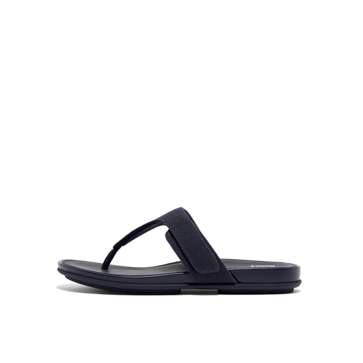 FitFlop - GRACIE ADJUSTABLE CANVAS TOE-POST SANDALS - Midnight / Navy