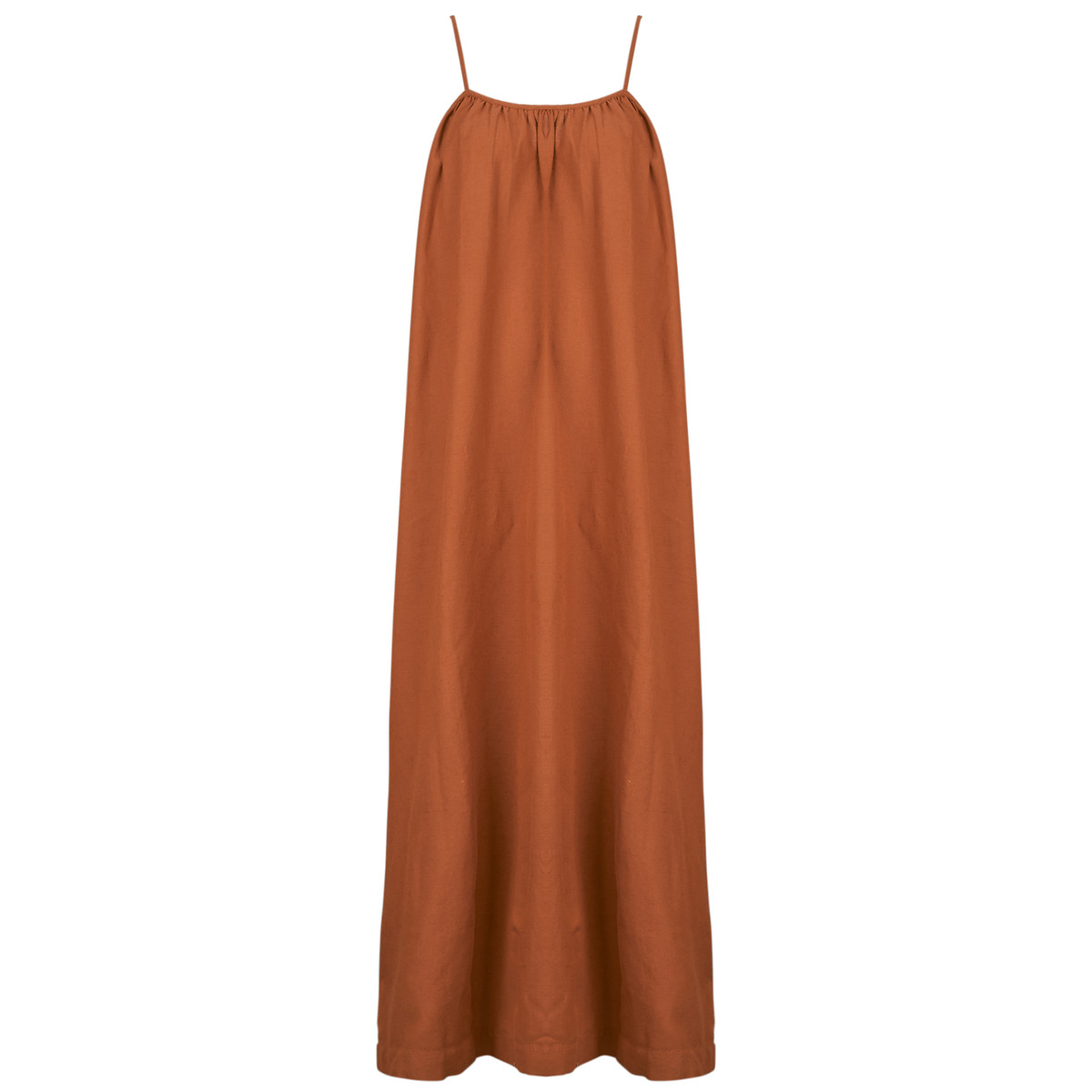 Vila - VIPRISILLA SINGLET LONG DRESS - Brick