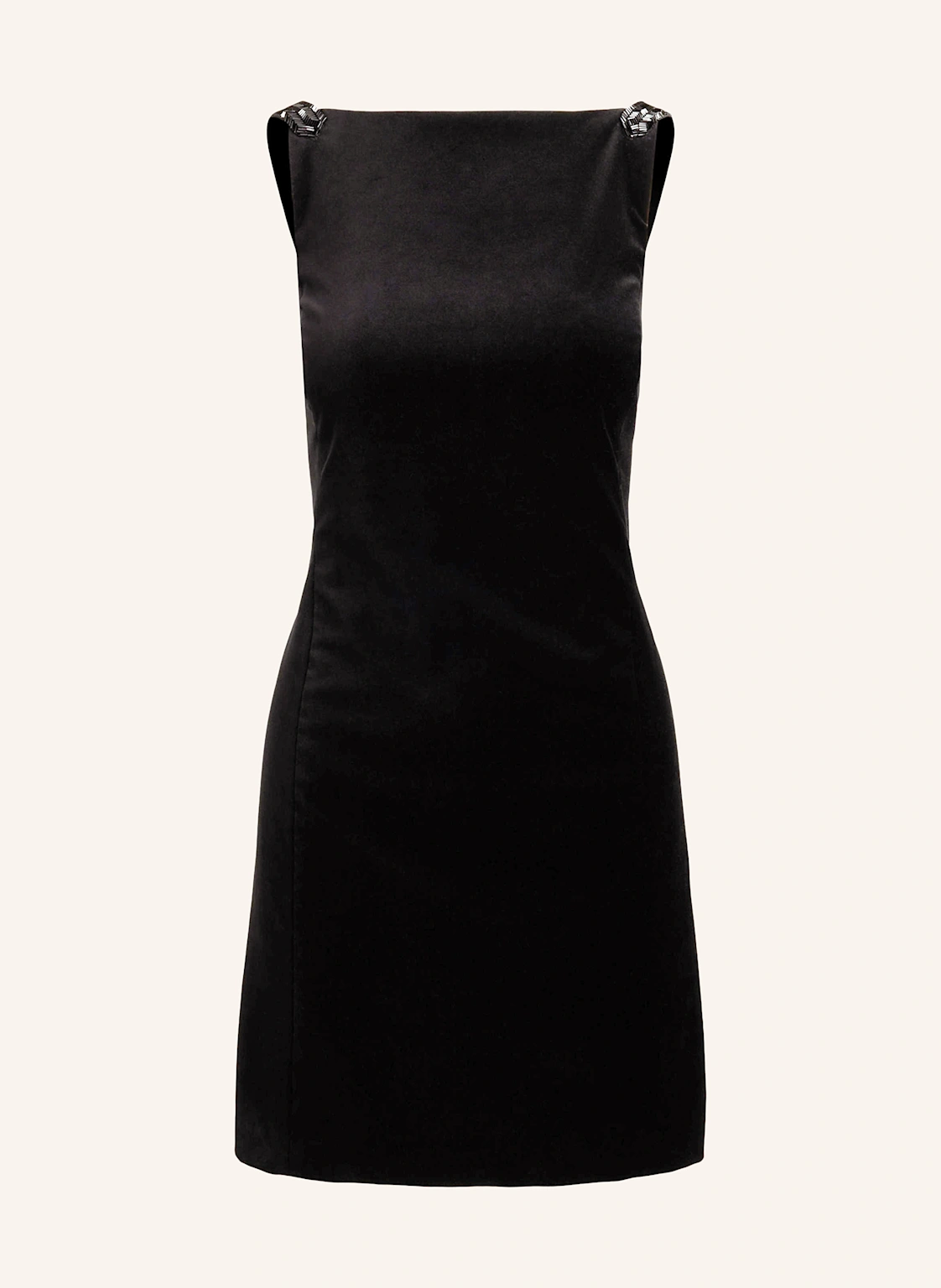 LAUREN RALPH LAUREN Cocktailkleid aus Samt mit Schmucksteinen