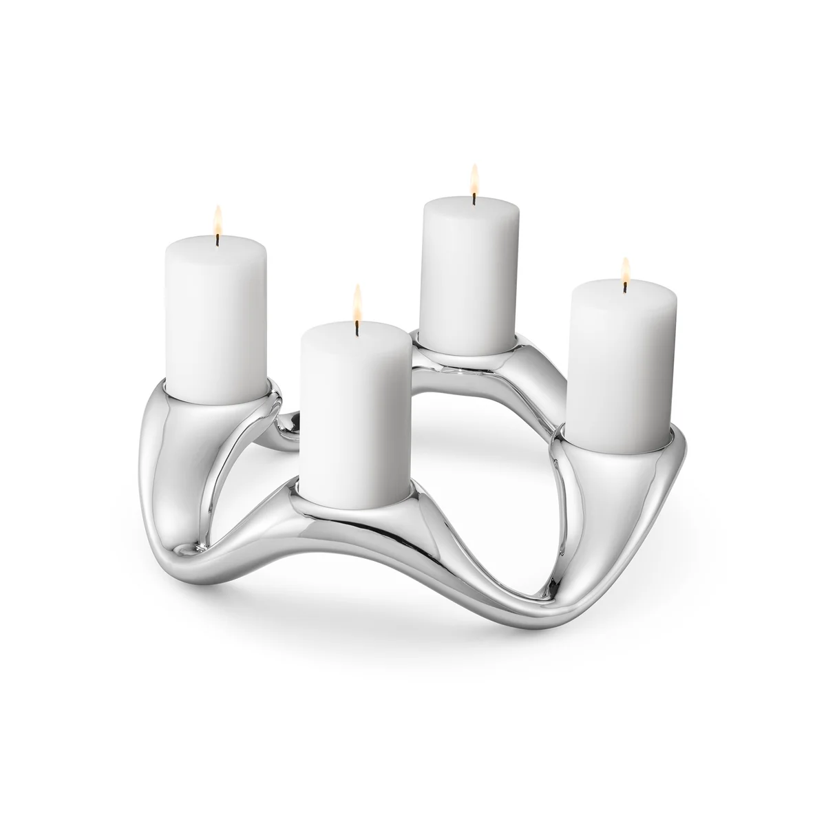 Georg Jensen - Cobra Kerzenhalter Ø 33 cm, Edelstahl