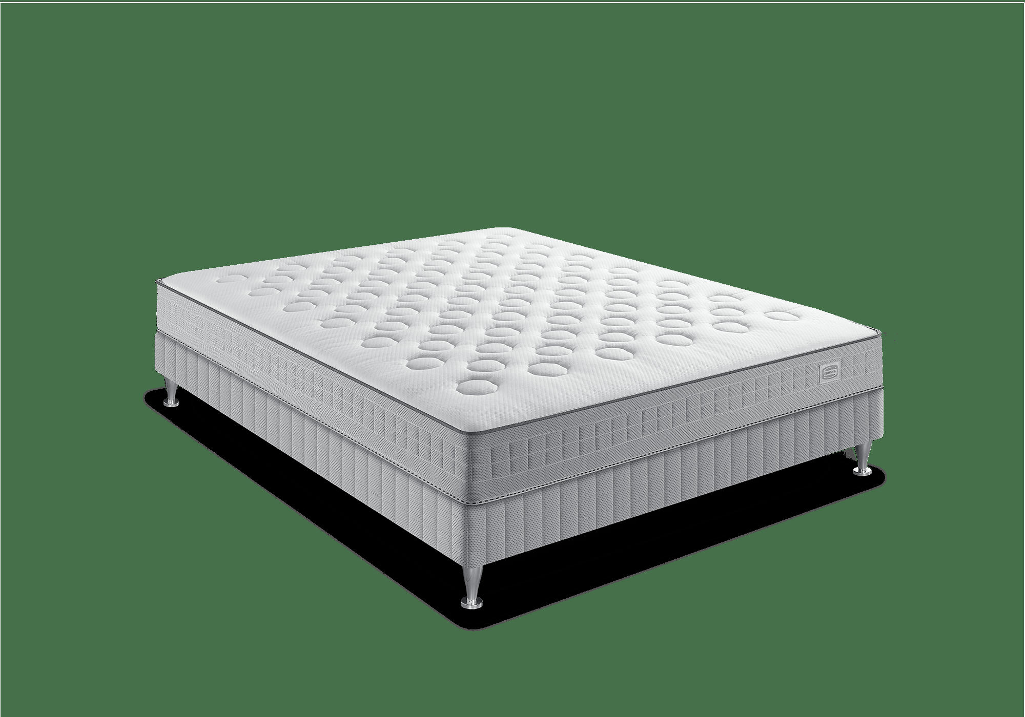 ENS SW1 - Ens INITIAL 160x200 matelas H23 ressort ensachés, ferme, sommier