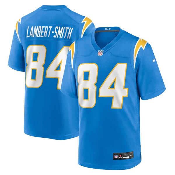KeAndre Lambert-Smith Los Angeles Chargers Nike Team Game Jersey -  Powder Blue