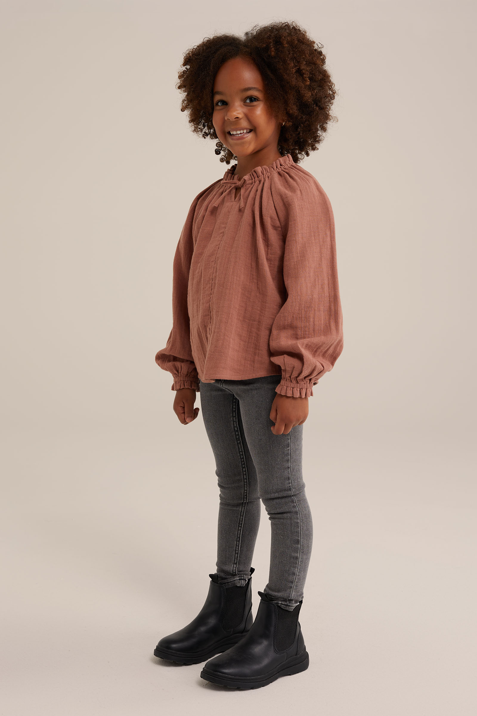 Meisjes katoenen blouse