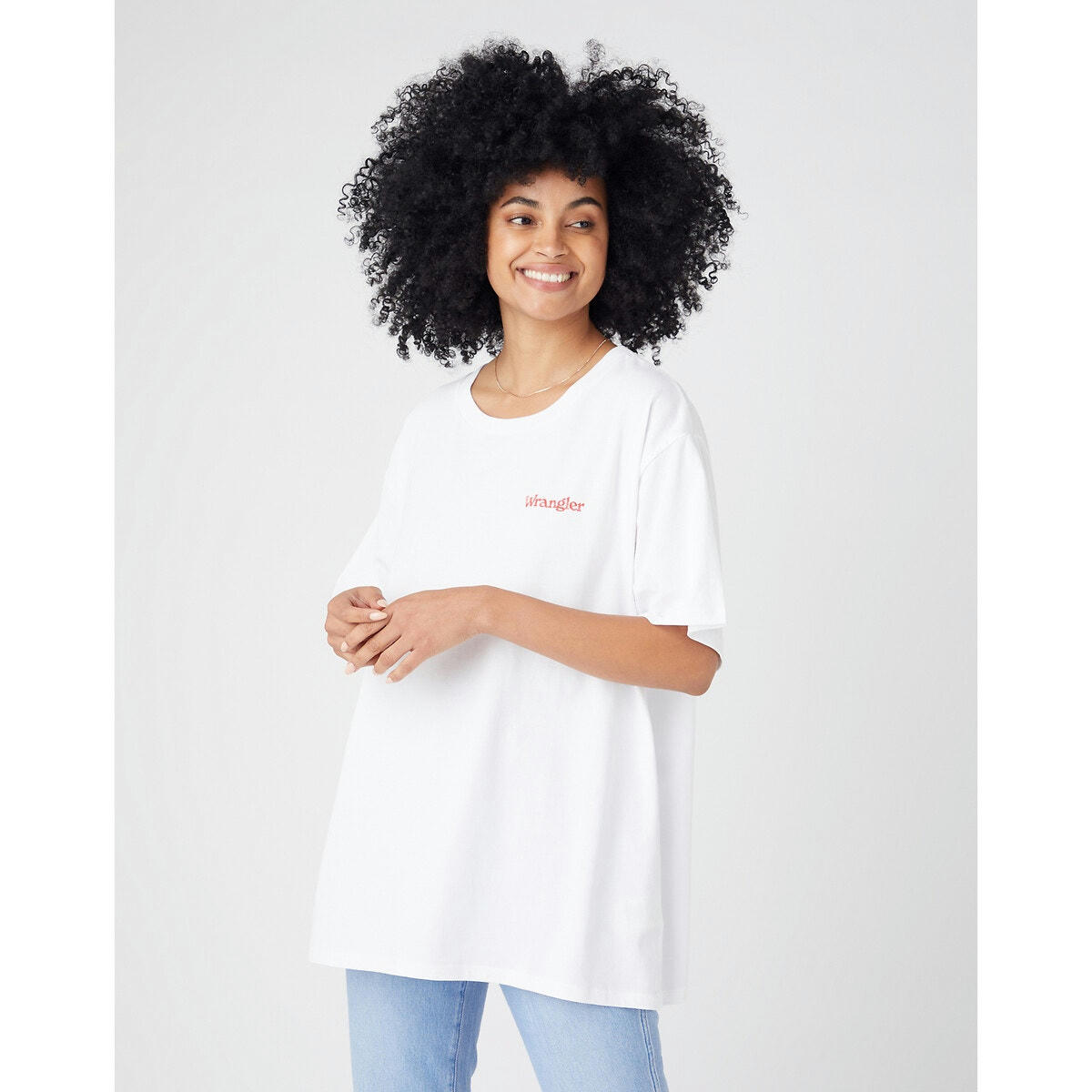 T-shirt col rond manches courtes coupe ample