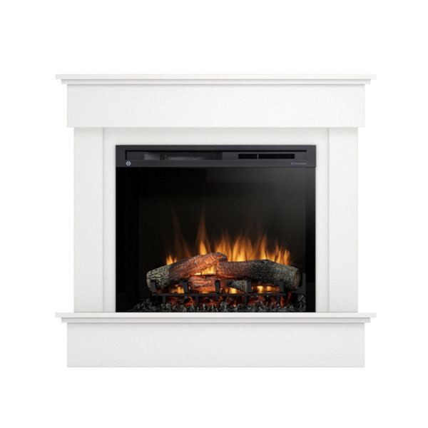 Kominek elektryczny Tormes 28" XHD Optiflame Biały Warmtec