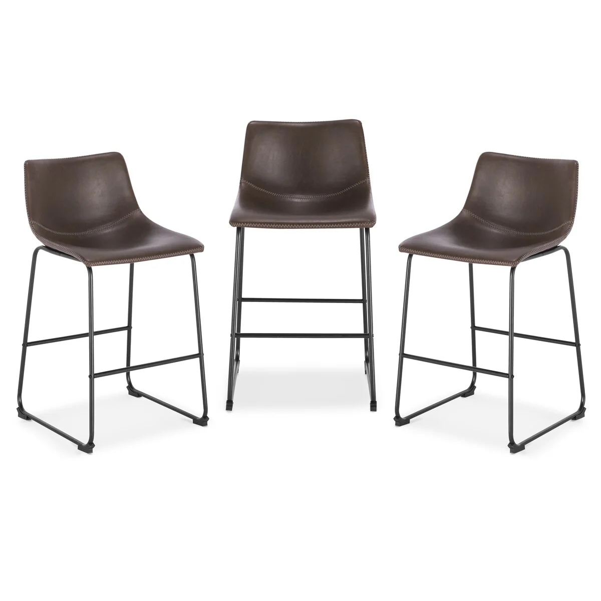 EdgeMod Brinley Counter Stools (Set of 3)