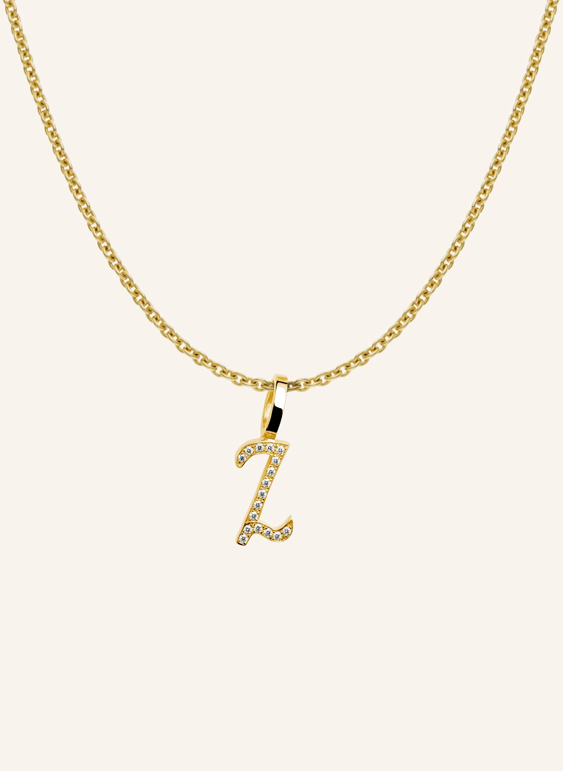 CADA Kette TINY DIAMOND LETTER Z