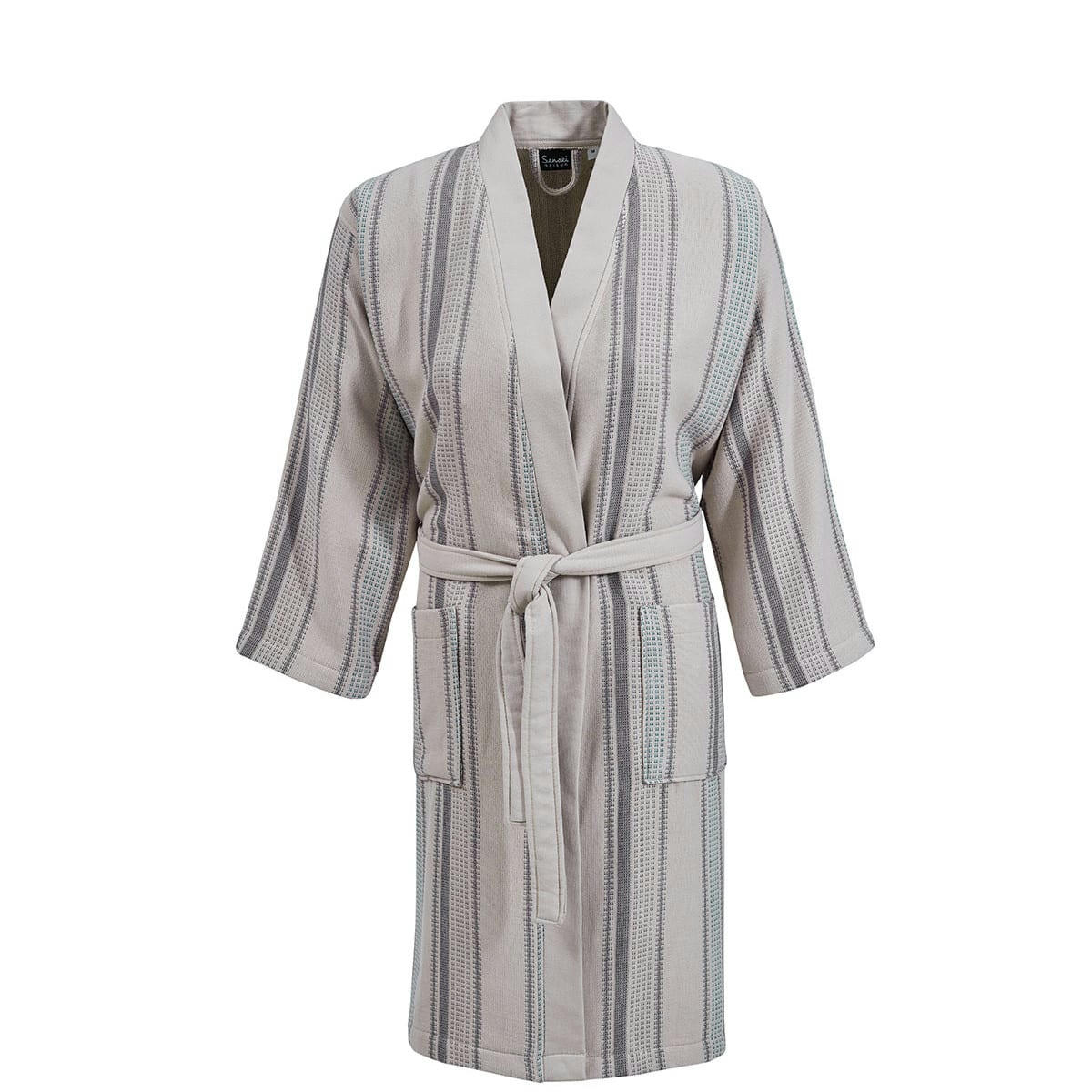 BODRUM - Peignoir mixte léger en coton 330 g/m² Ficelle M