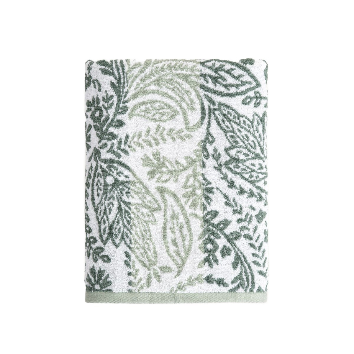 Ręcznik RONU pistacjowy wzorzysty 70x130 cm HOMLA