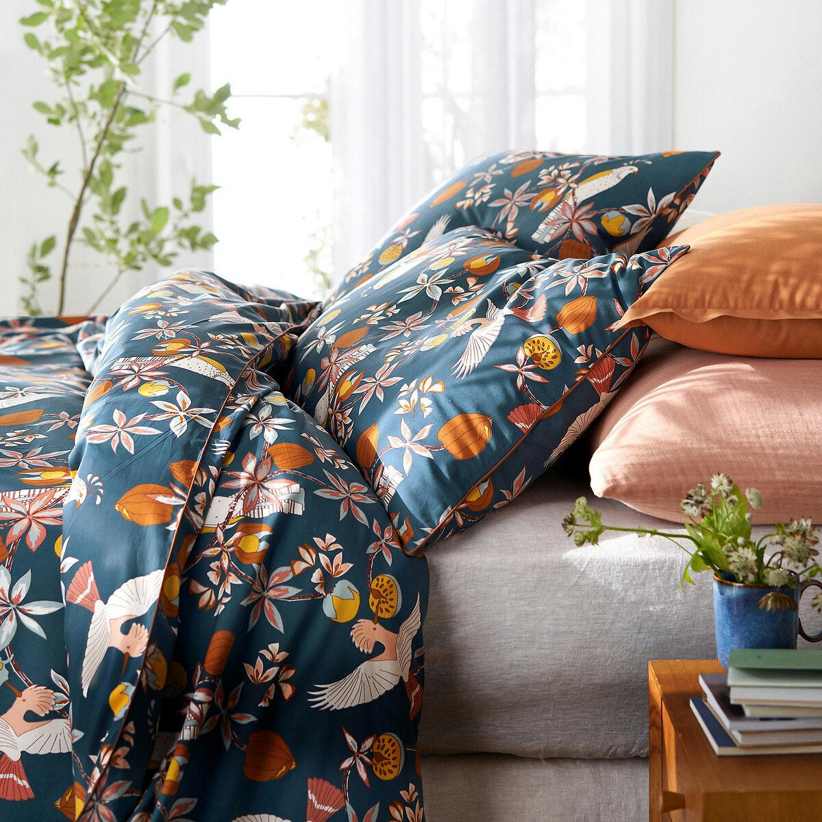 Drap plat percale de coton, Letti