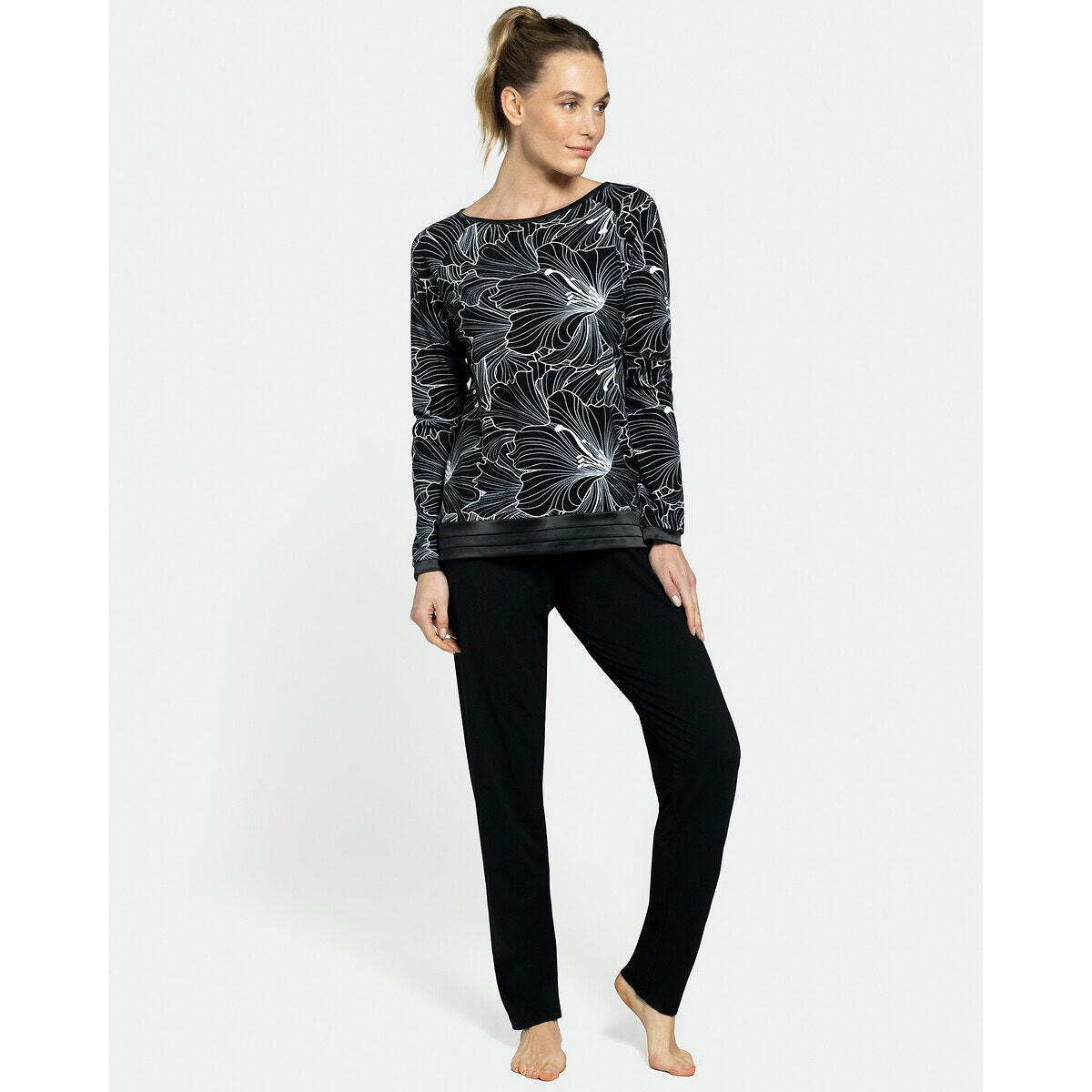 Pyjama coton et satin Vita