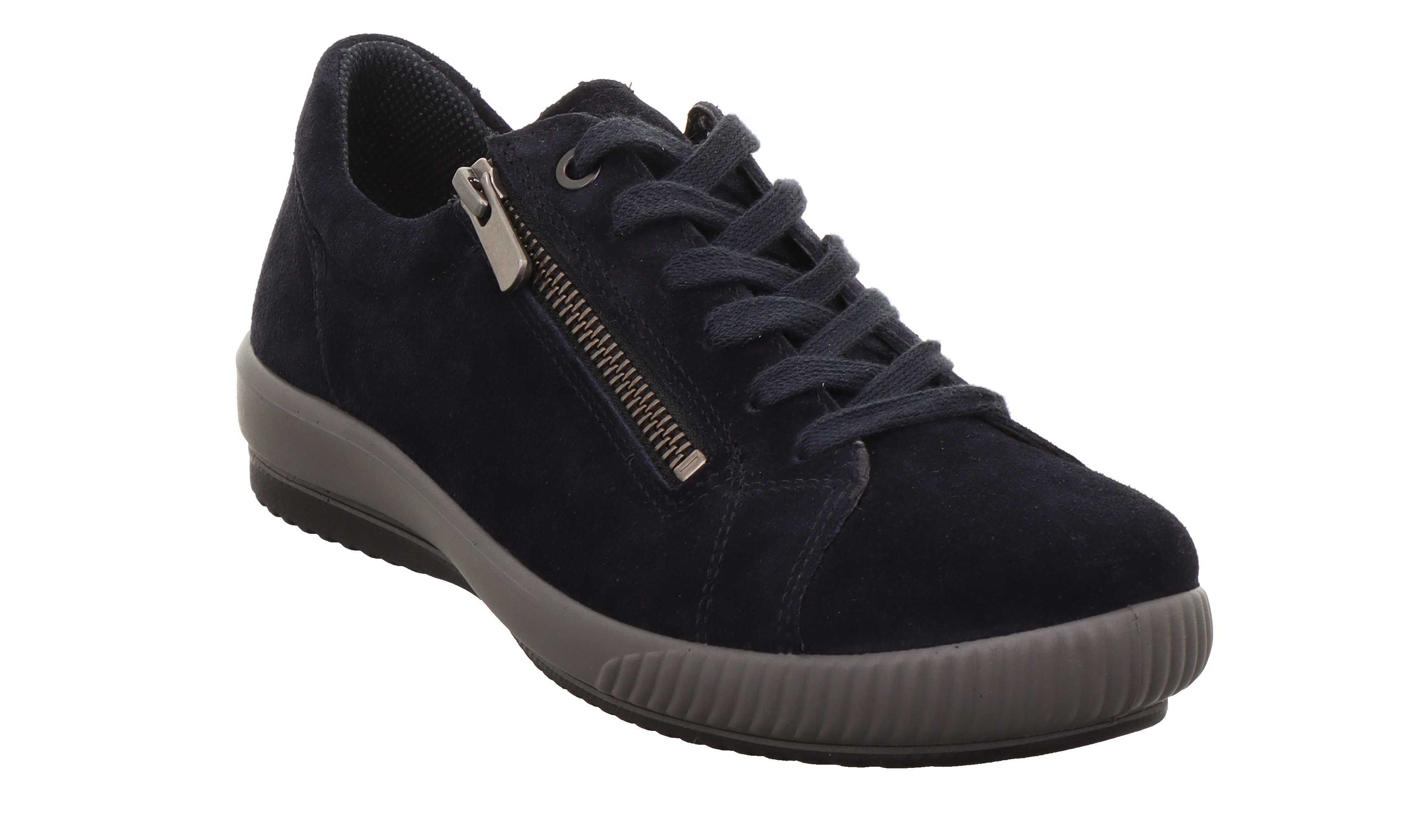 TANARO 5.0 SNEAKER LOW ZIPPER VELOURSLEDER OCEANO