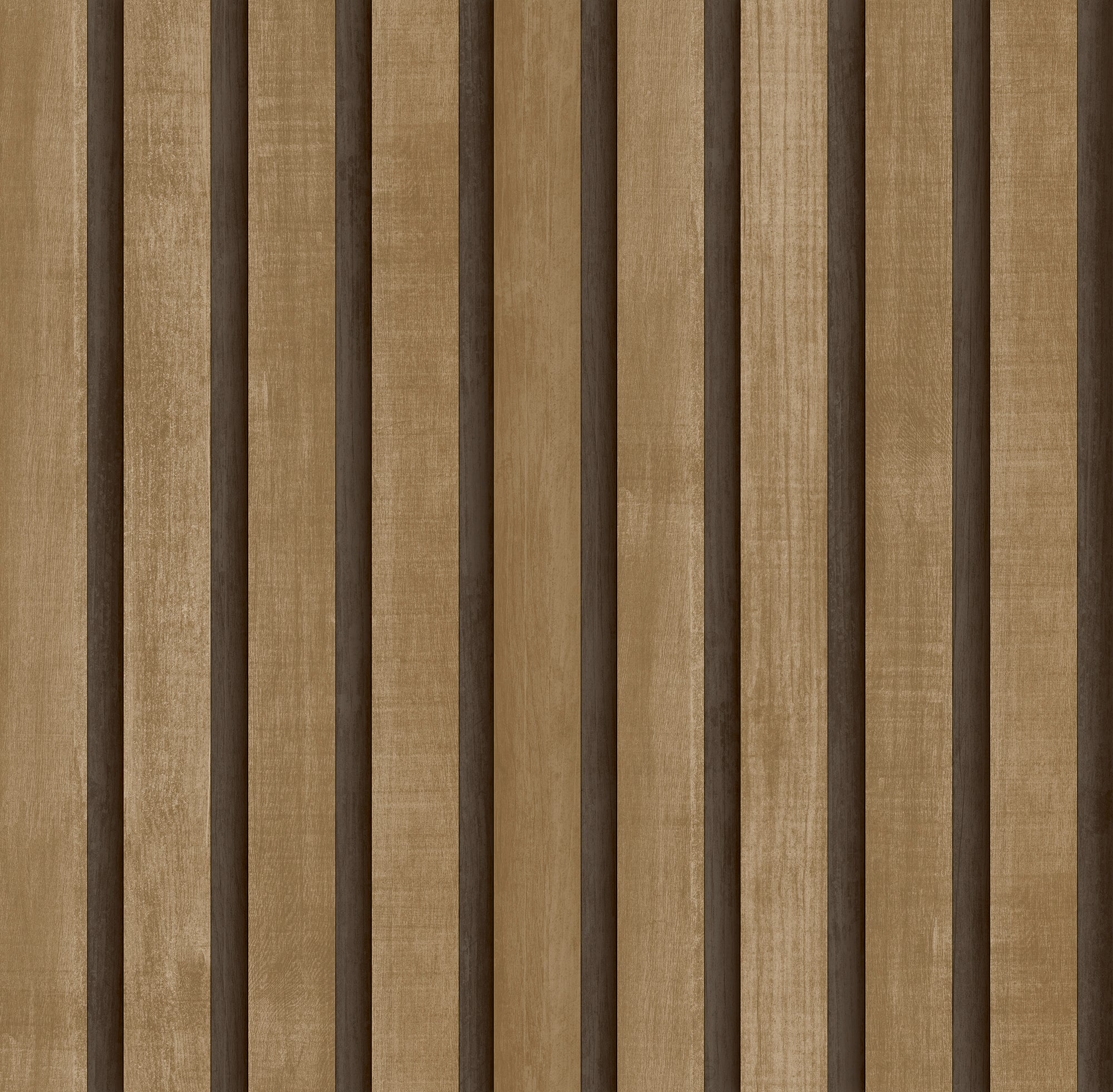 Sanders & Sanders behang houten wandpanelen 3d bruin - 53 cm x 10 m - 640048
