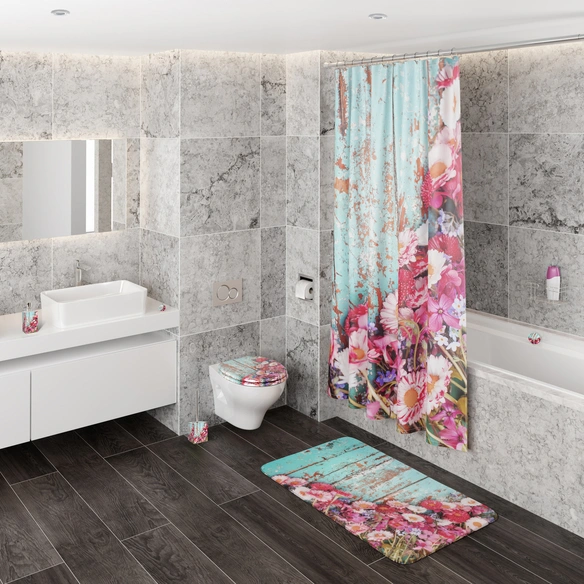 WC-Bürste »Spring«, H 37 cm, Pink, Rechteckig