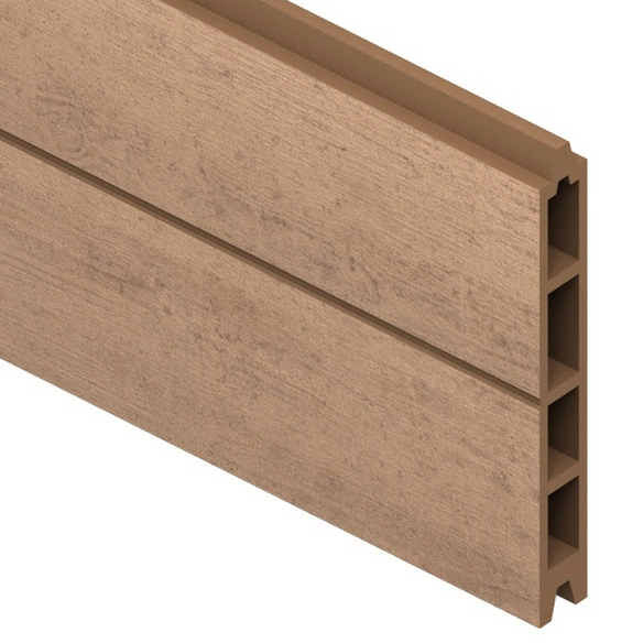 Einzelprofil »System«, Holz-Polymer-Werkstoffe (WPC), HxL: 15 x 178 cm cm