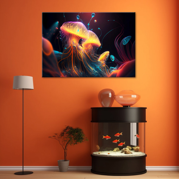 Feeby Obraz na płótnie, Kolorowa abstrakcja morska 60x40
