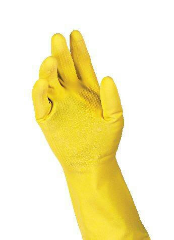 FRANK Latex Gloves, Flock Lined, Assorted Sizes, 1-Pair