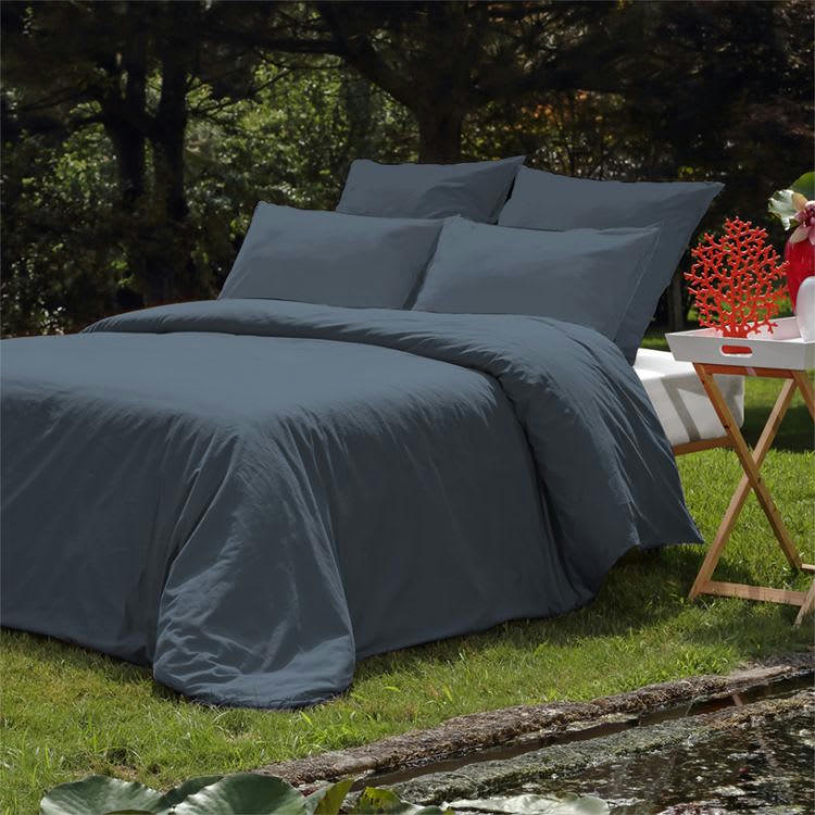 PALACE - Taie D'oreiller en Coton Gris 65x65 cm