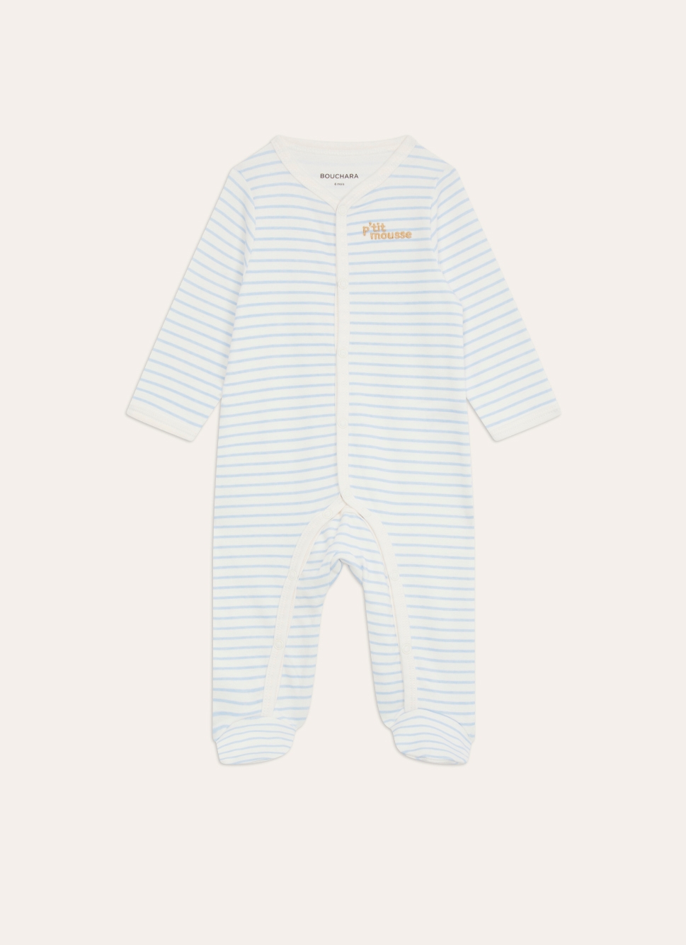 GRENOUILLÈRE RAYÉE P'TIT MOUSSE BLEU