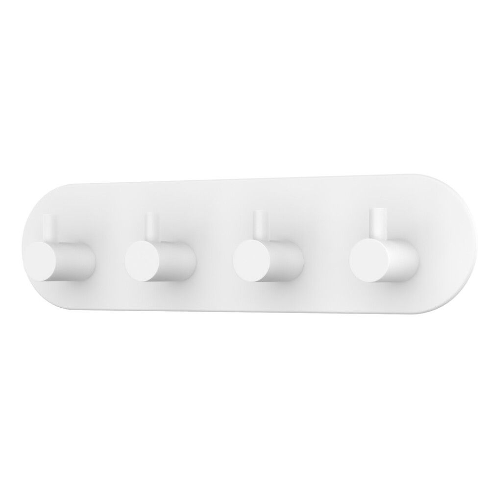 KROK SELVKLEBENDE OVAL 4-KROK HVIT