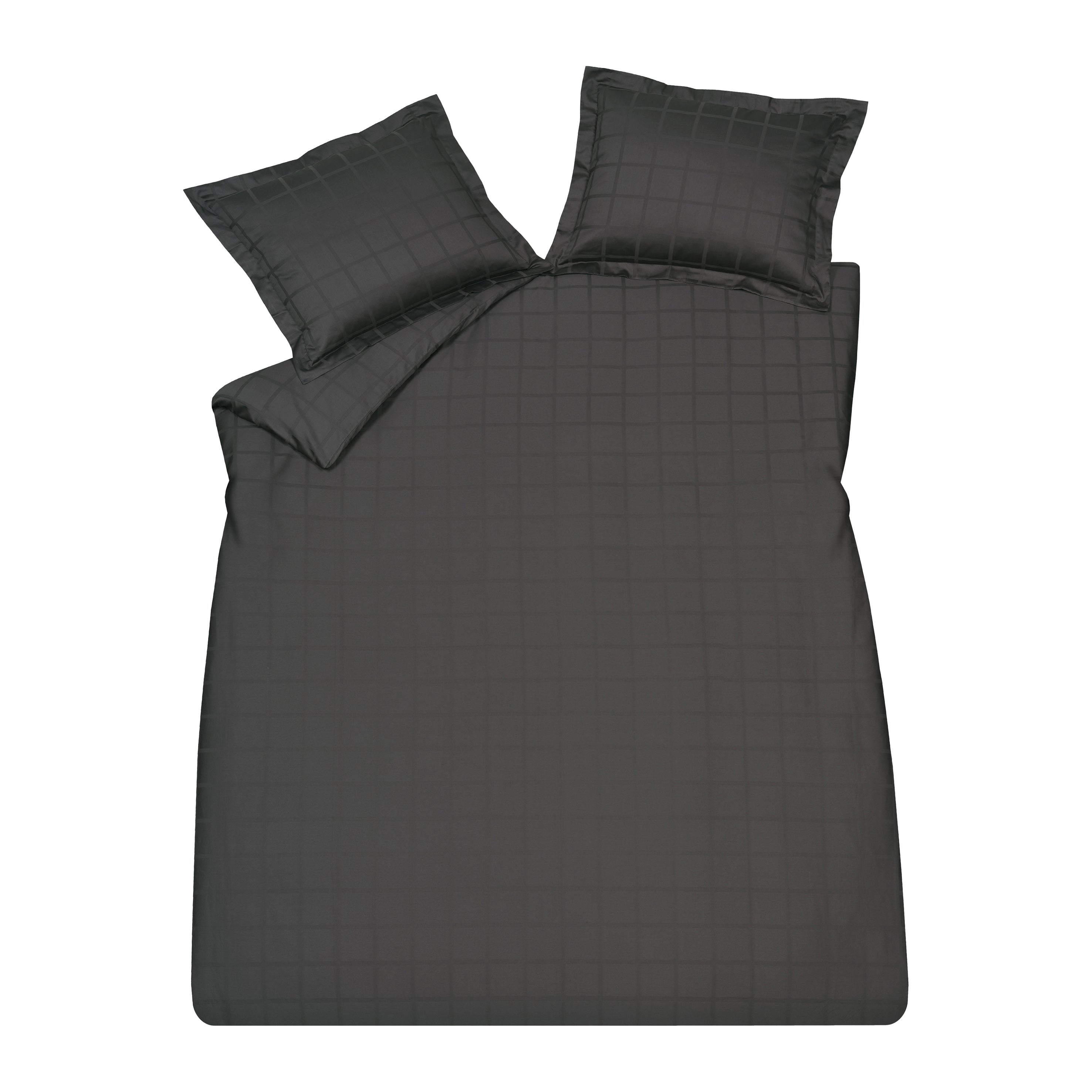Vandyck Home 78 Dekbedovertrek 200 x 200/220 - Off Black