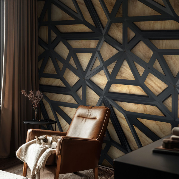 Tapeta samoprzylepna Geometryczne połączenie 104x70 Tulup