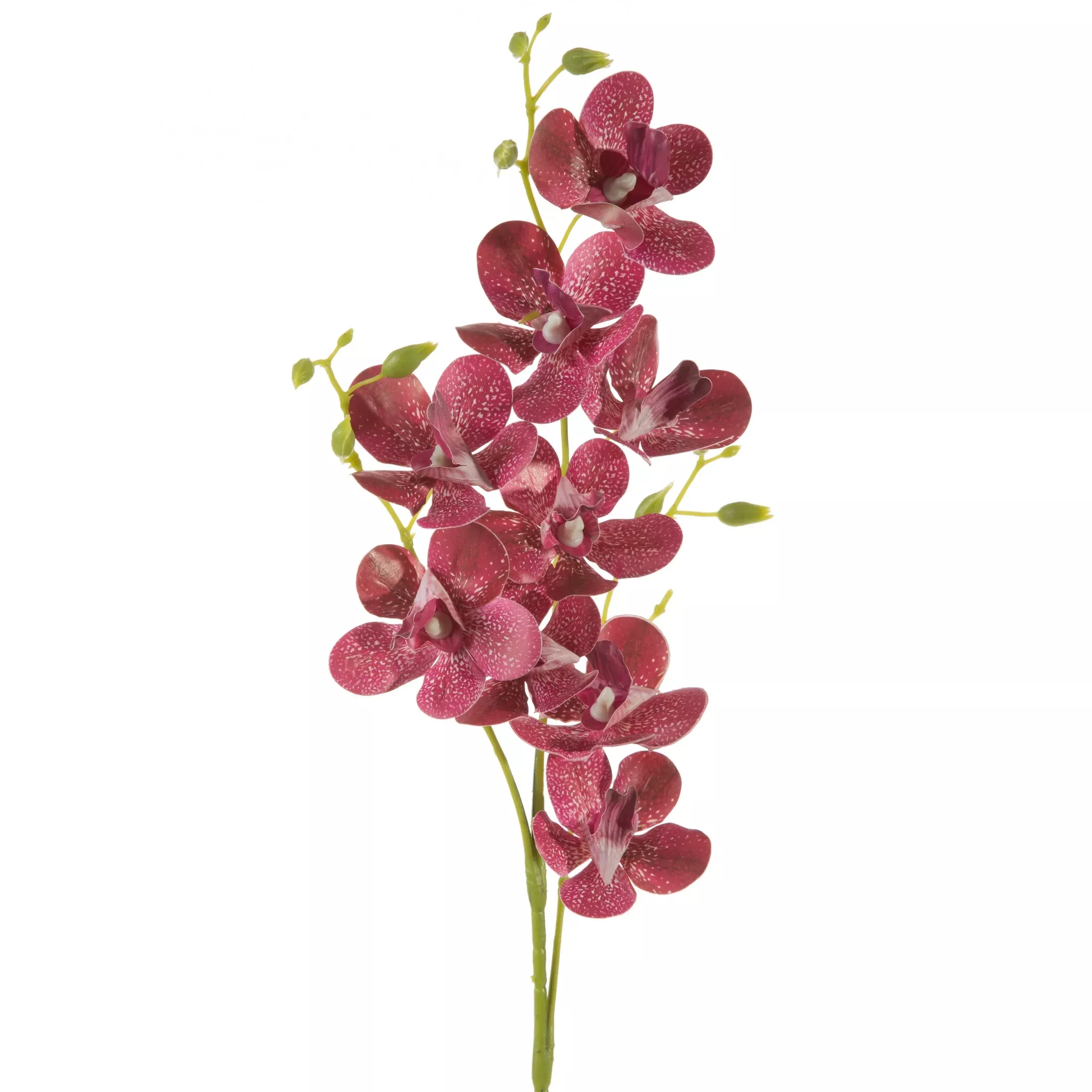Kwiat sztuczny storczyk ciemnoróżowo, biały 82 cm