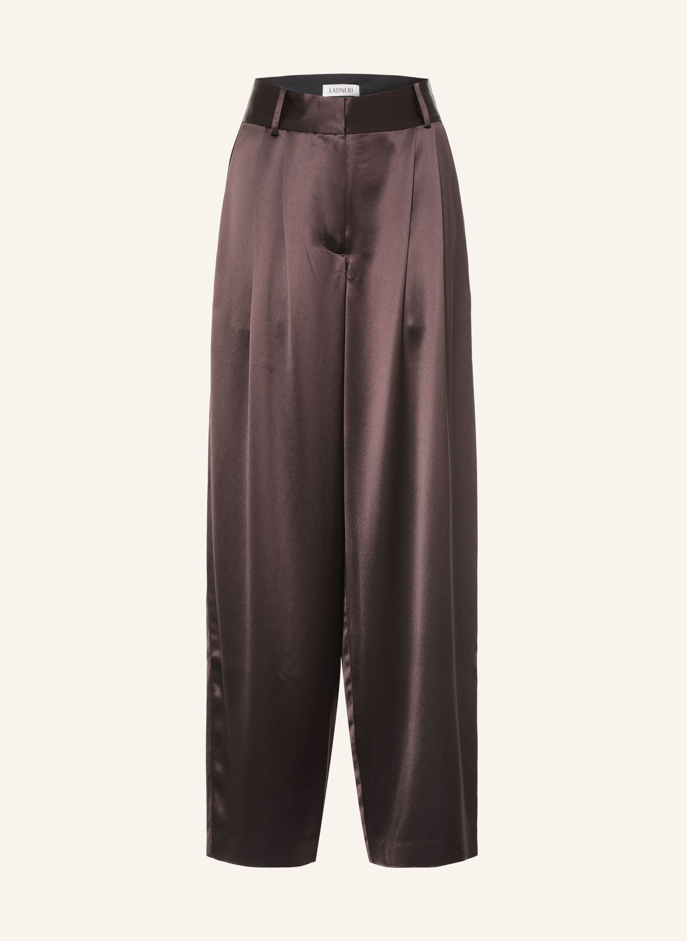LADNERI Marlenehose VIRE aus Satin