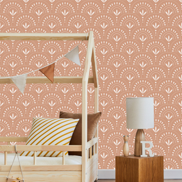 Tapeta Ścienna Pastelowy Wzór W Stylu Boho