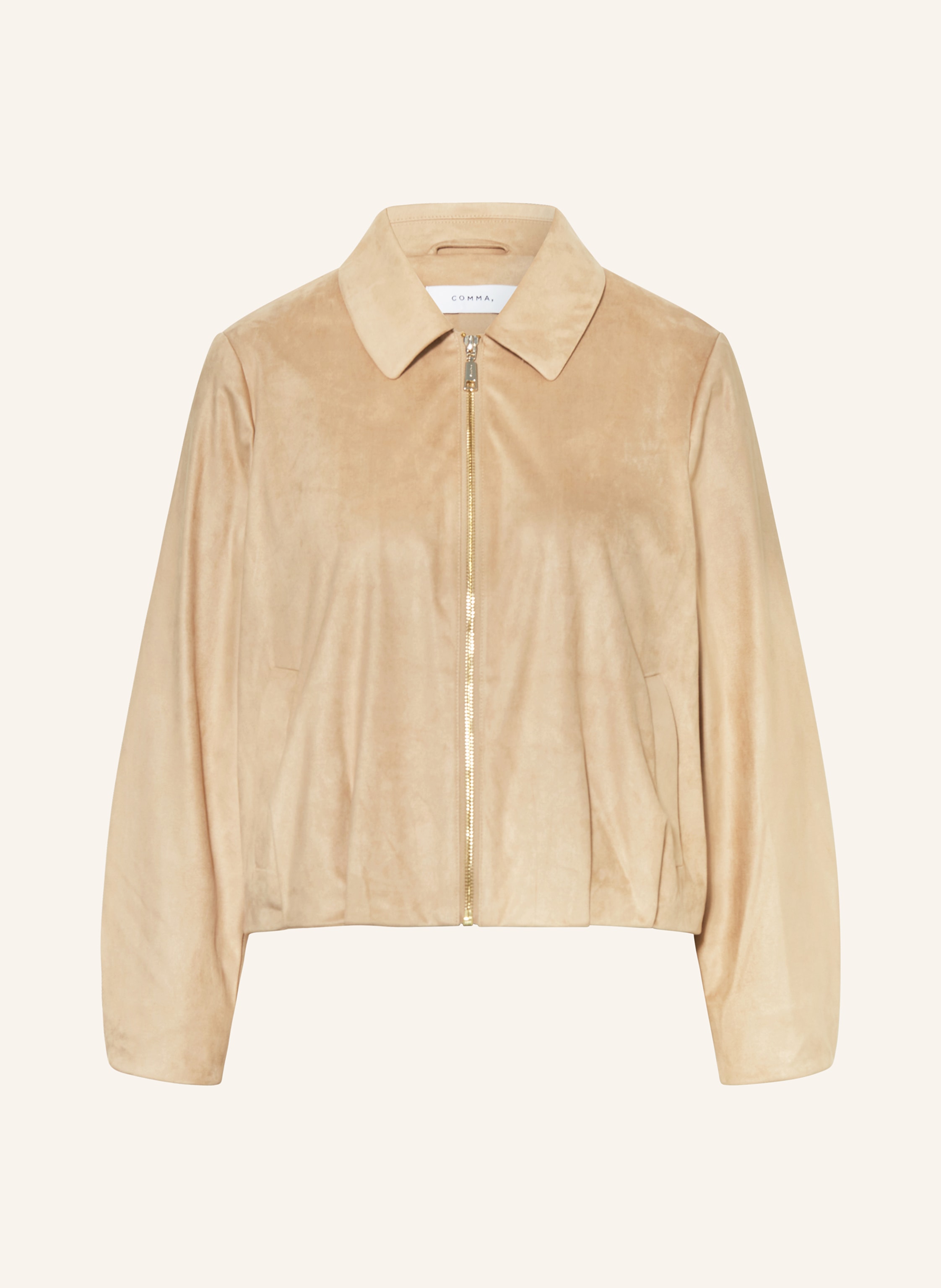 COMMA Blouson in Lederoptik