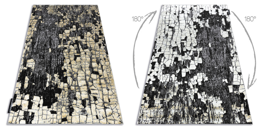 Dywan DE LUXE nowoczesny 2079 Kostka brukowa cegła - 120x170 cm