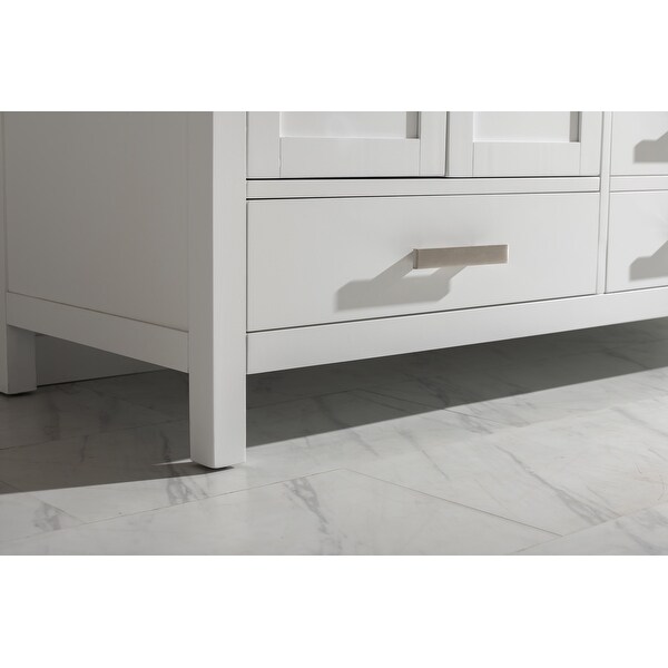 Valentino 72" Double Vanity in White