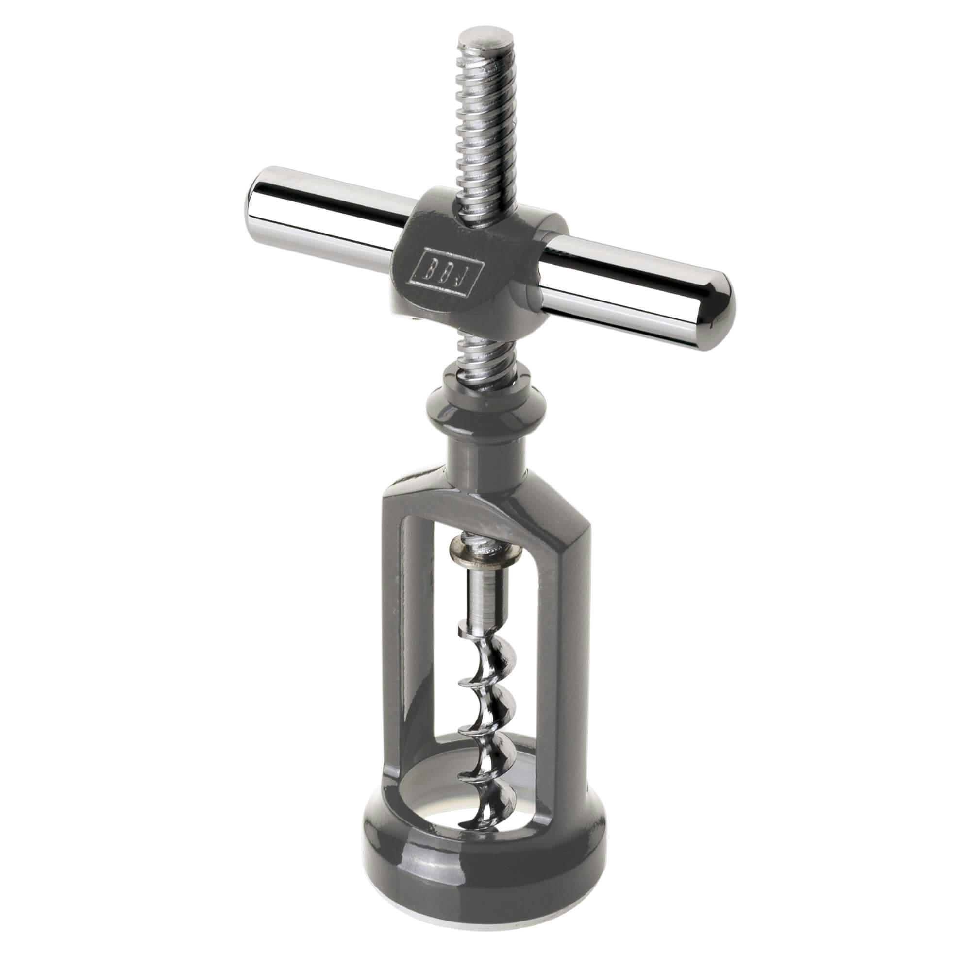 BODEGA LUX - Tire-bouchon à main - peinture métallique Gris Acier