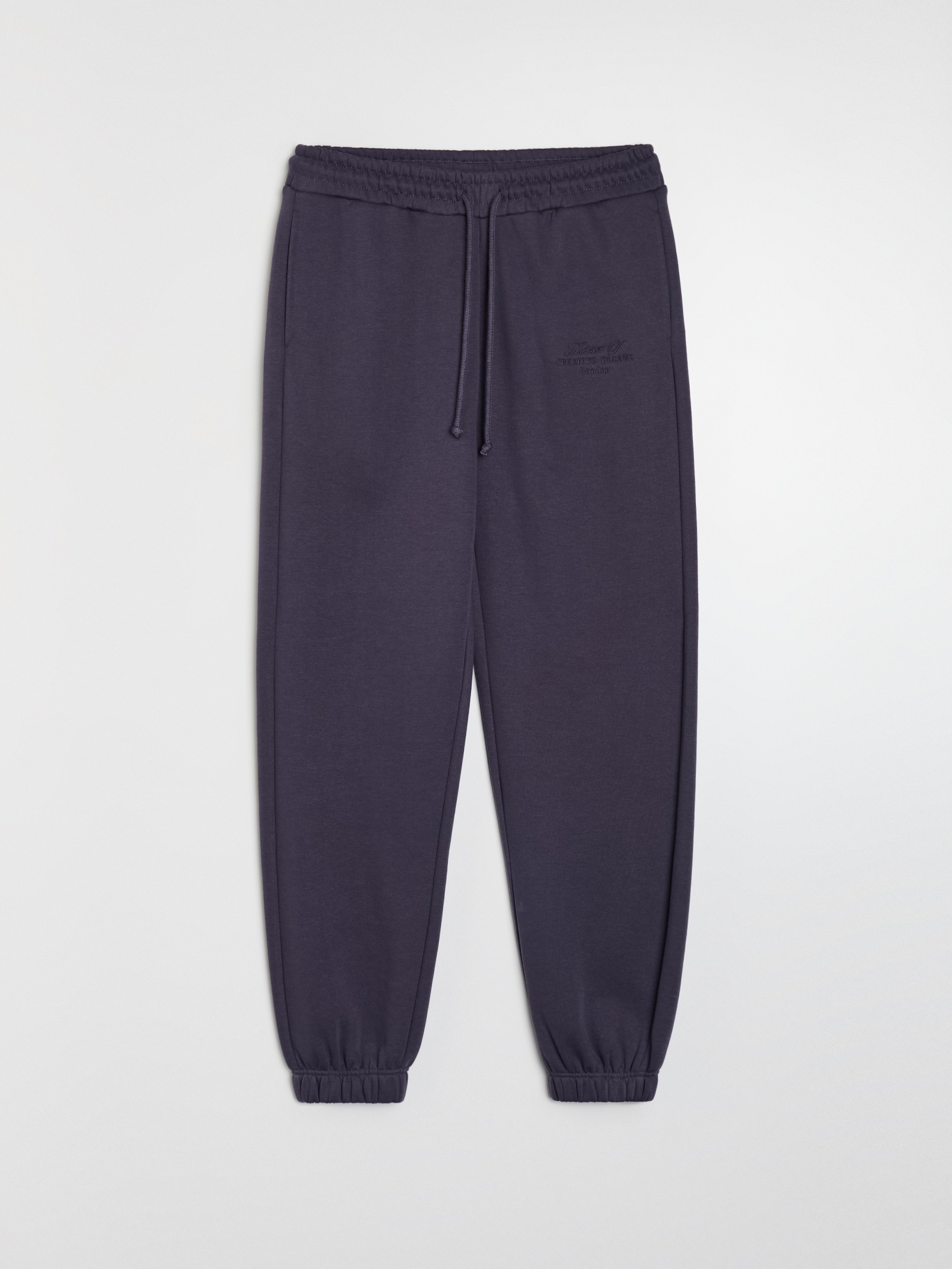 Spodnie dresowe jogger z haftem