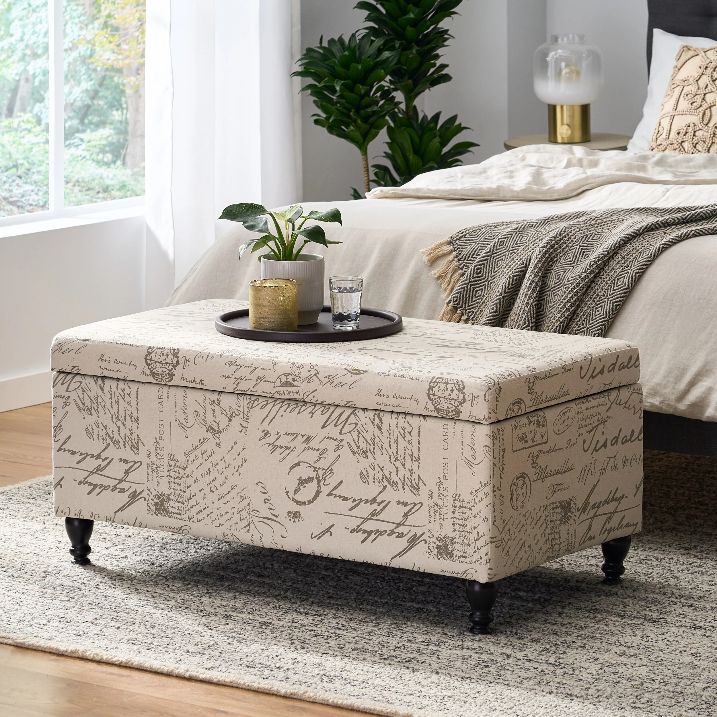 PARISIAN STORAGE Ottoman Comfortable choice, multiple functions, classic design, and cozy corners