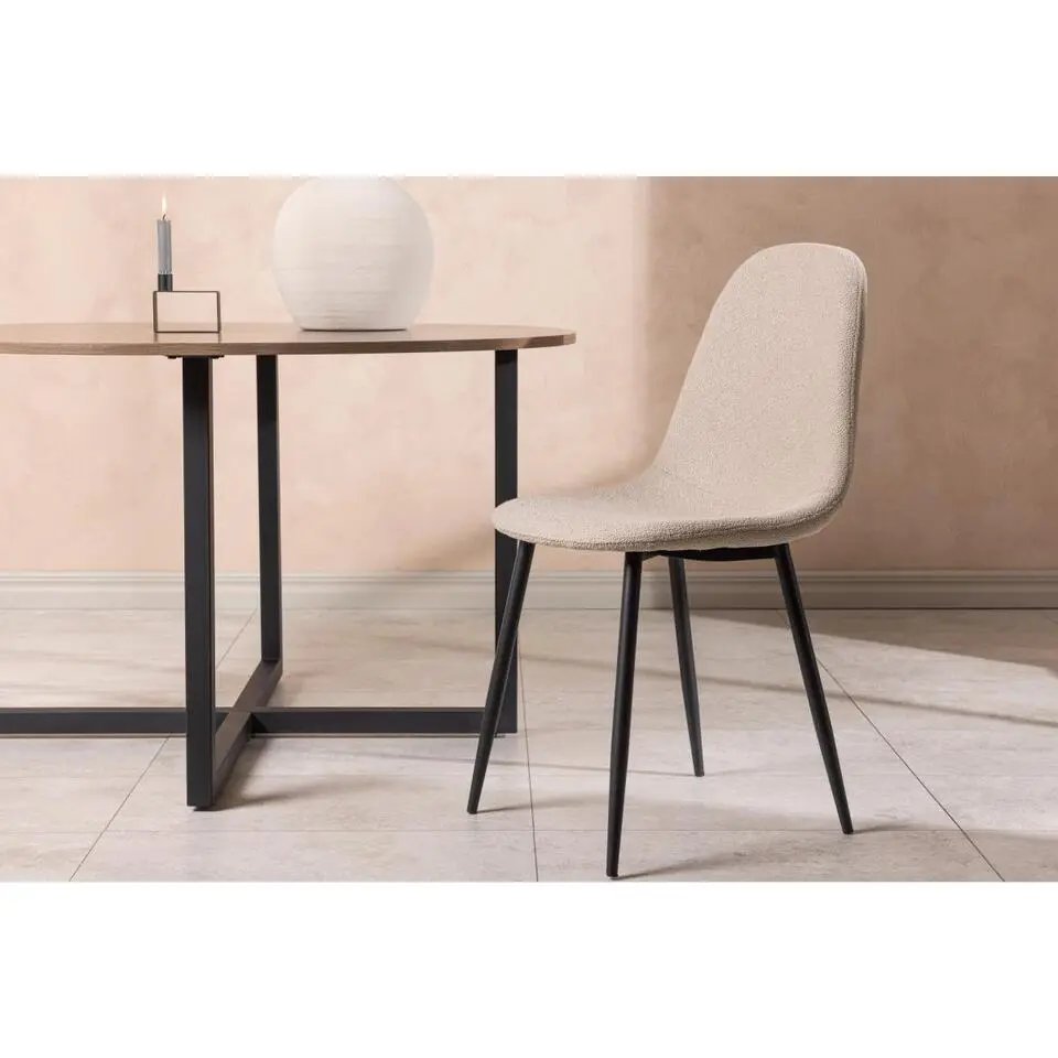 Svea - Selo eetkamerstoel - boucle - beige