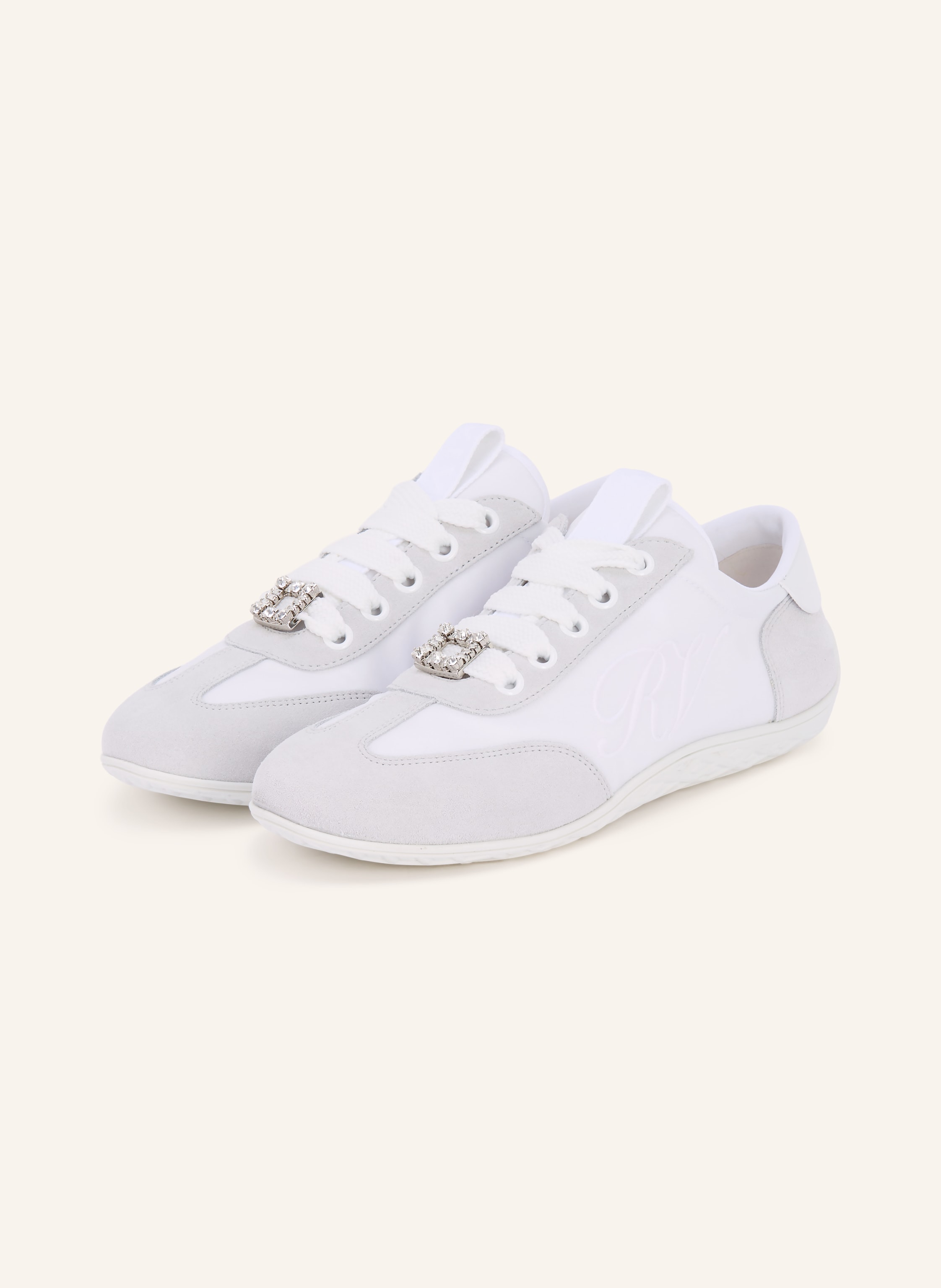 Roger Vivier Sneaker VIV mit Schmucksteinen