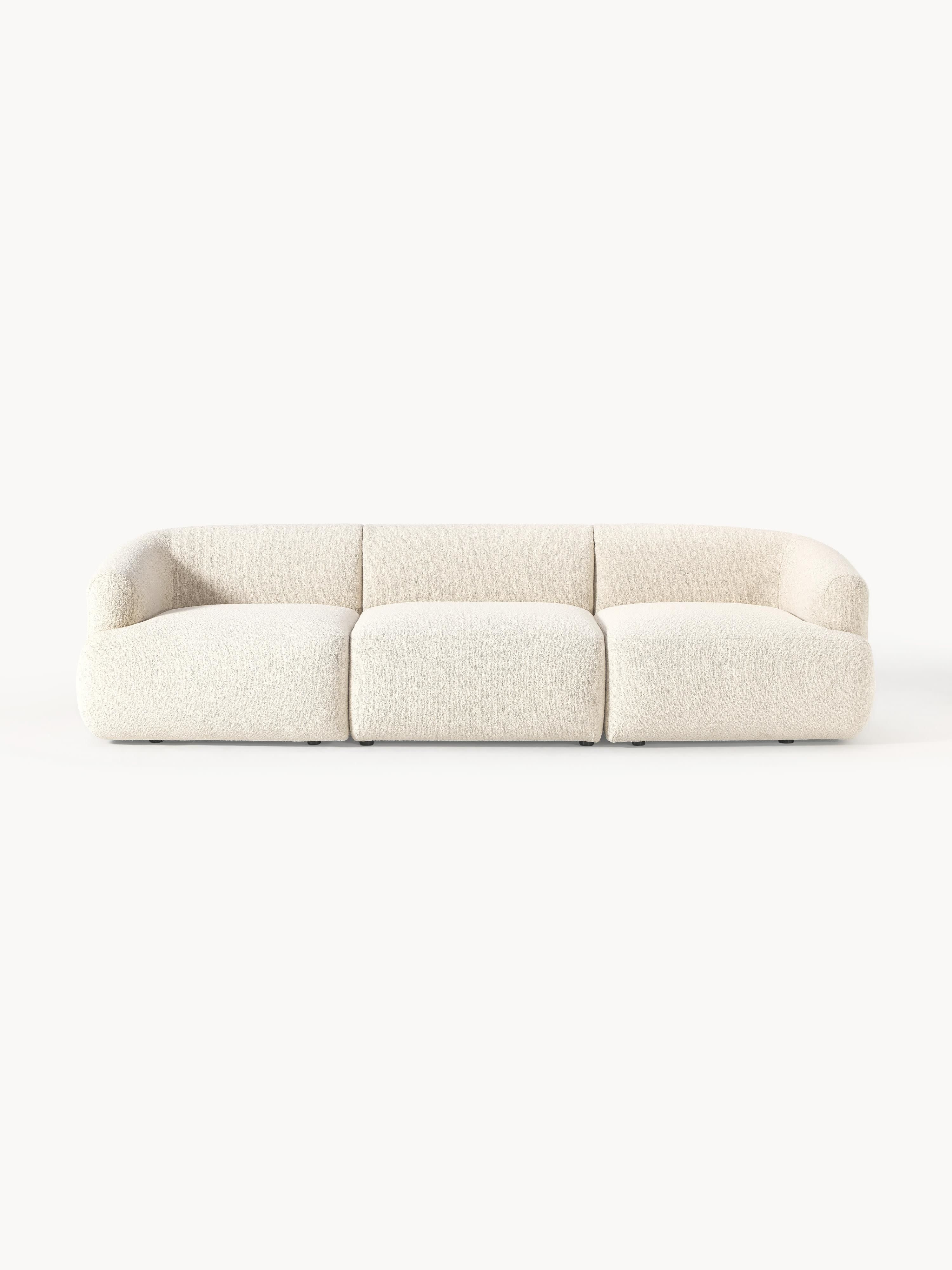 Modulares Bouclé-Sofa Sofia (3-Sitzer)