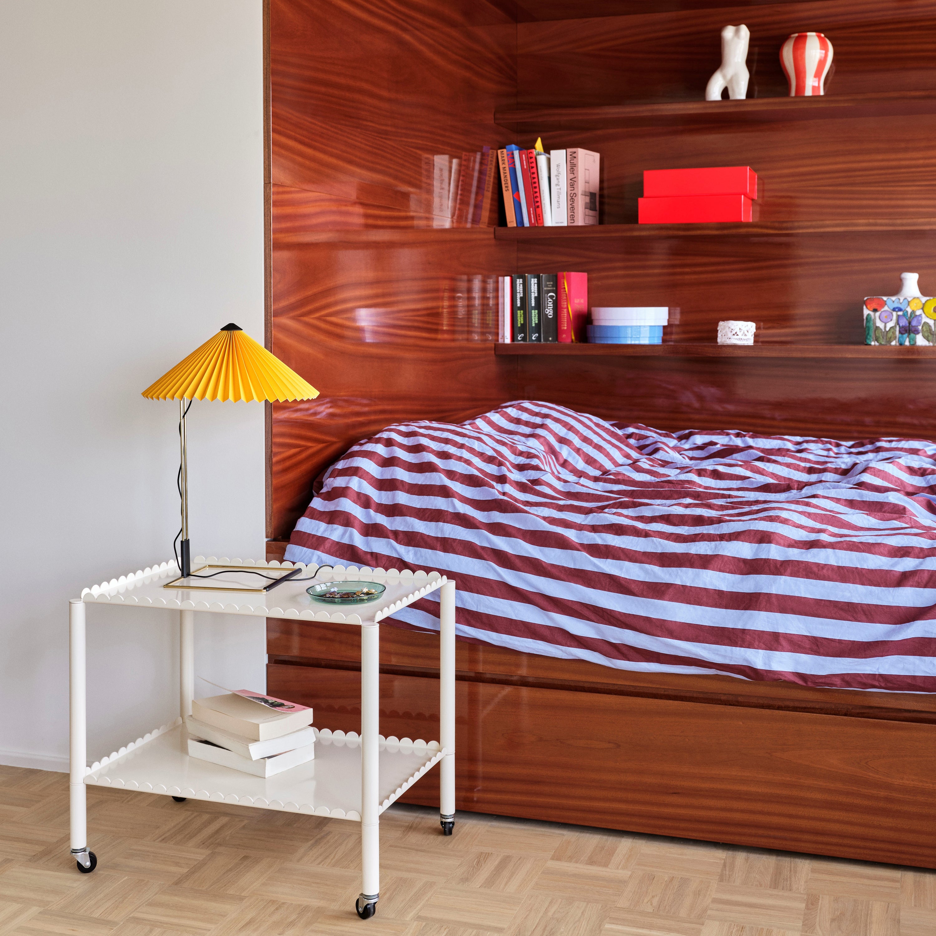 HAY Arcs Trolley Low Bijzettafel - Eggshell