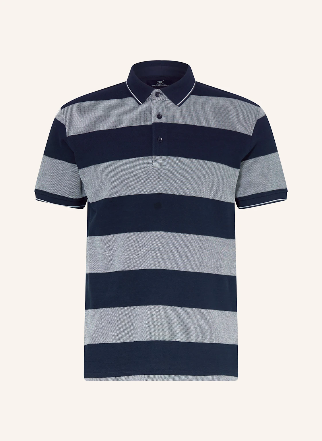 STROKESMAN'S Piqué-Poloshirt