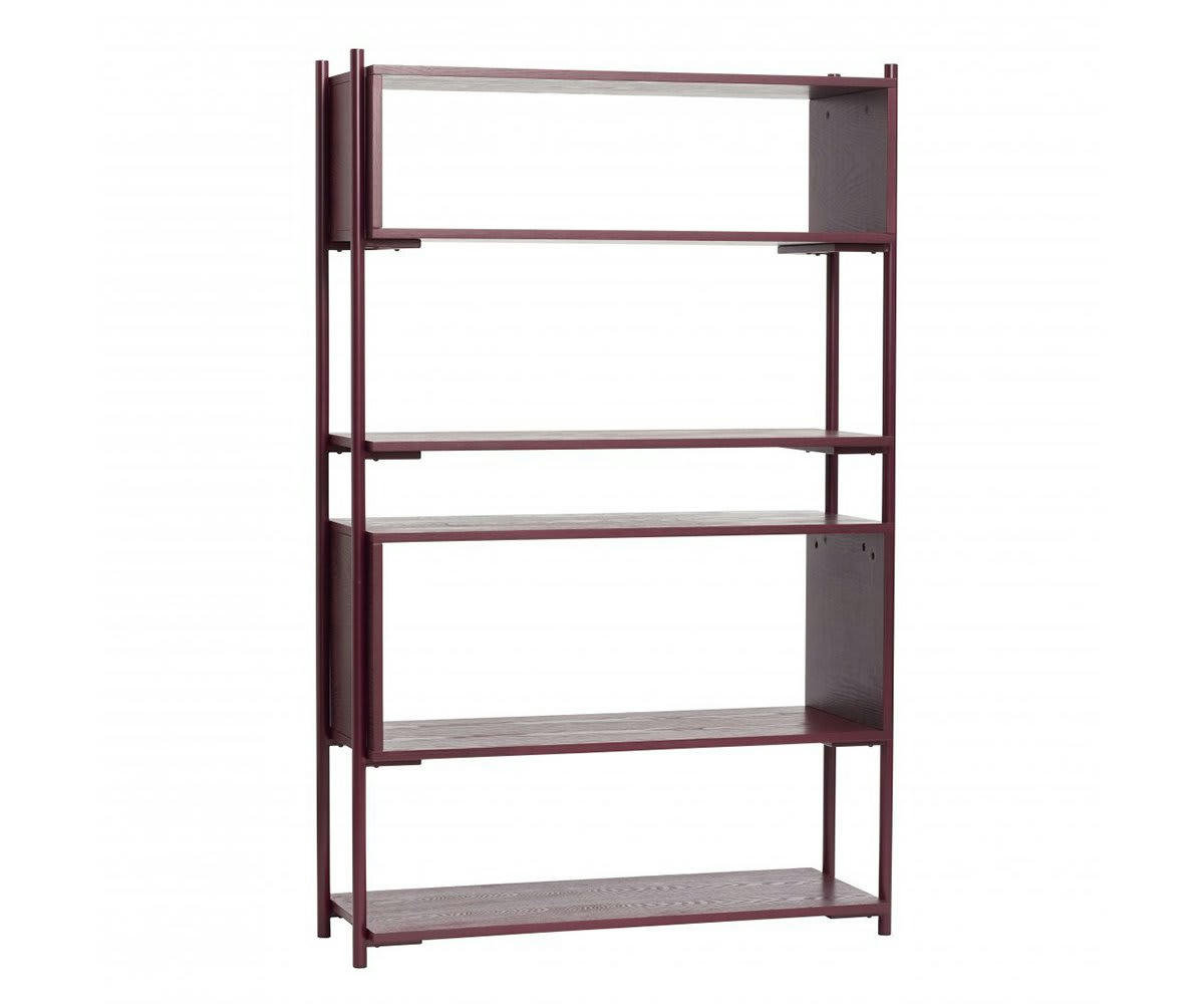 SUZIE - Étagère contemporaine bois et métal - Hubsch