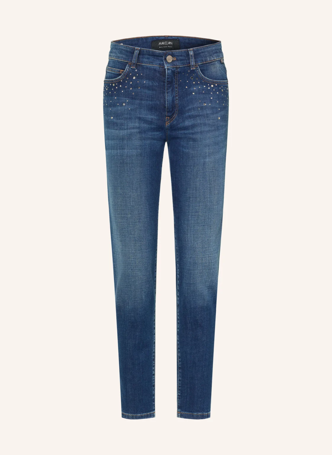 MARC CAIN Skinny Jeans SILEA mit Schmucksteinen
