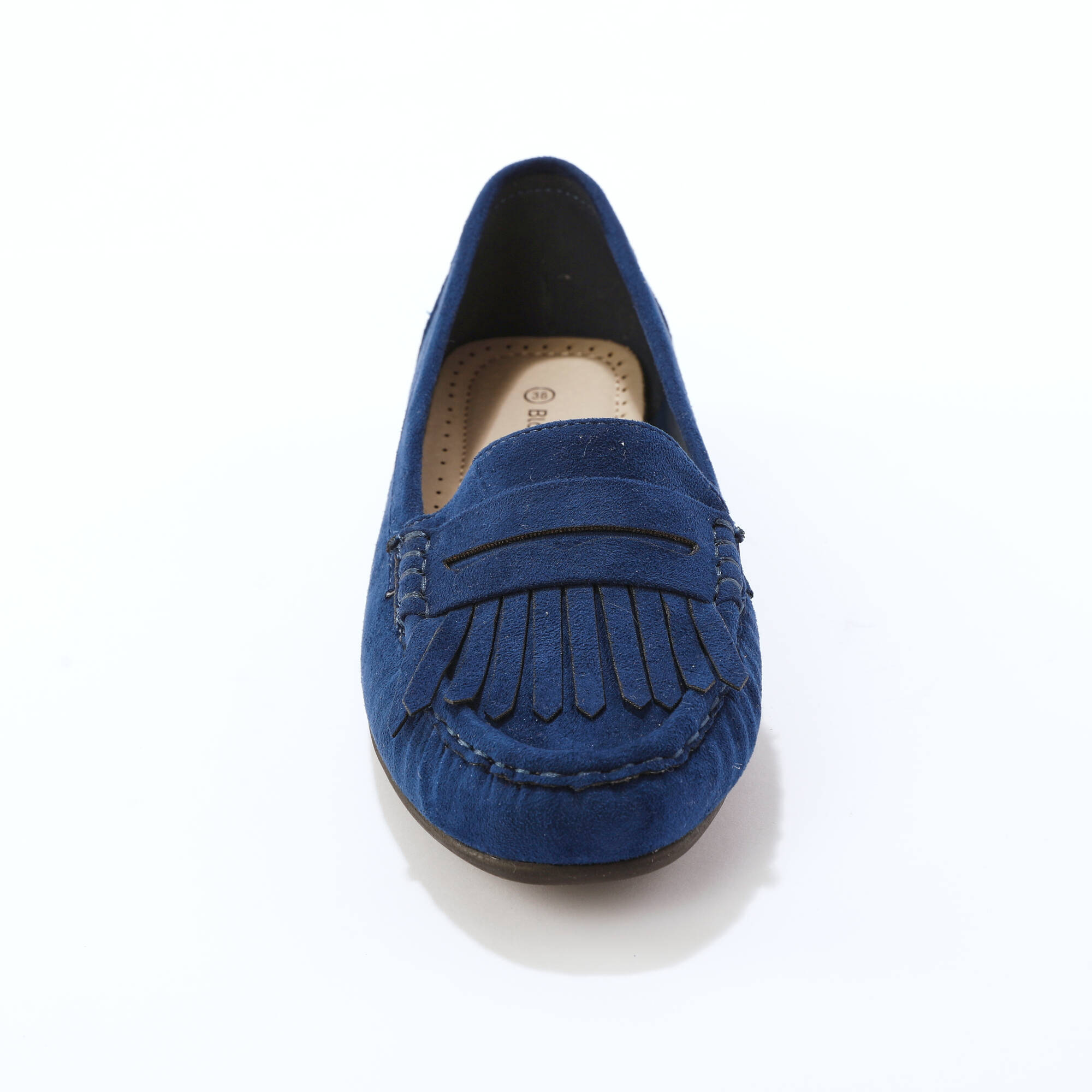 Mocassins souples textile microfibre