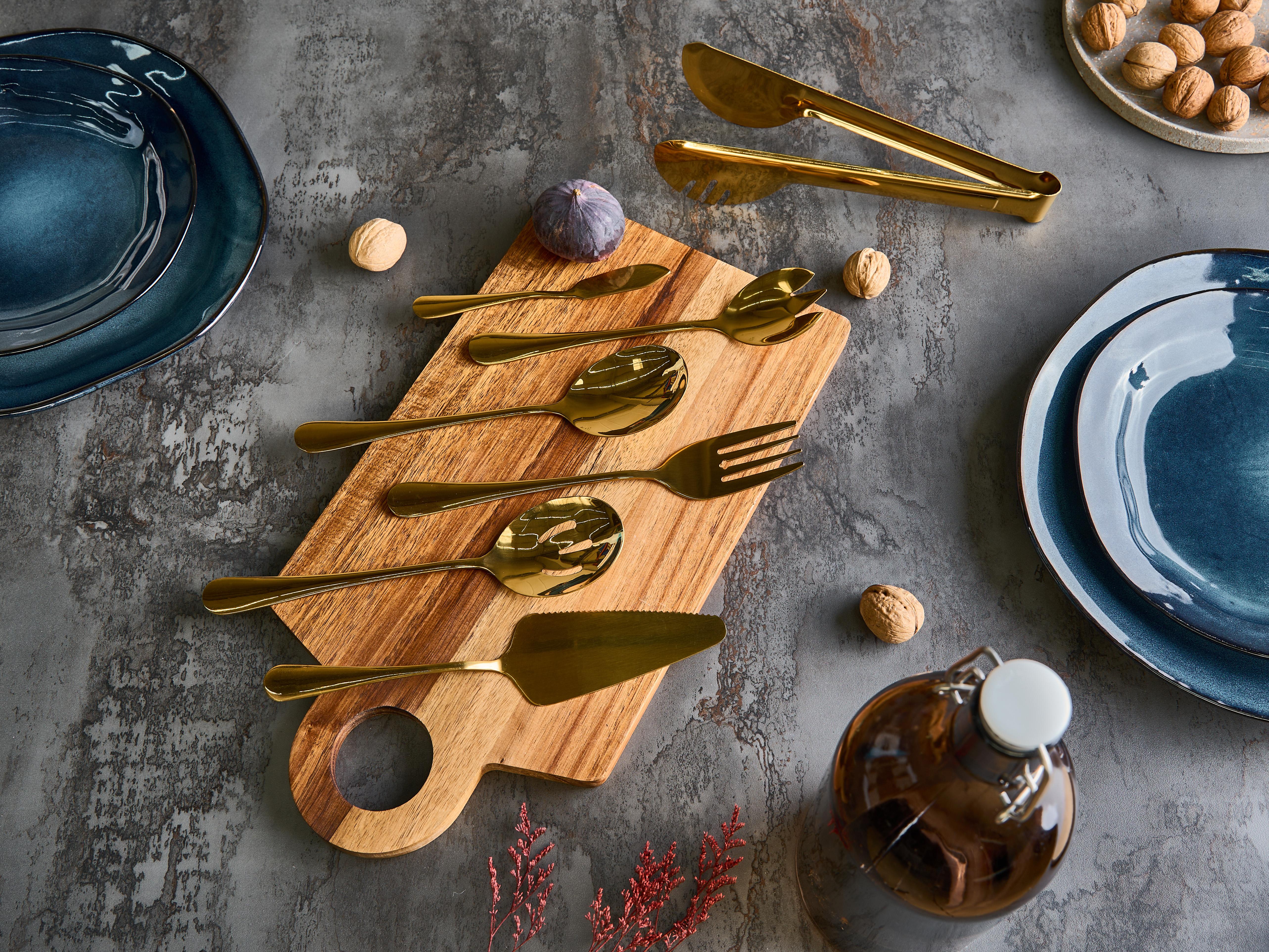 7 Piece Kitchen Utensil Set ZITI Gold