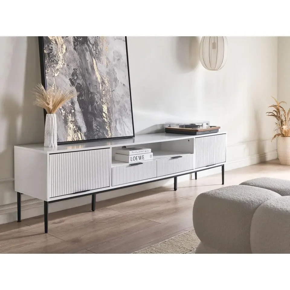 LEDUC - TV-meubel - Wit - MDF