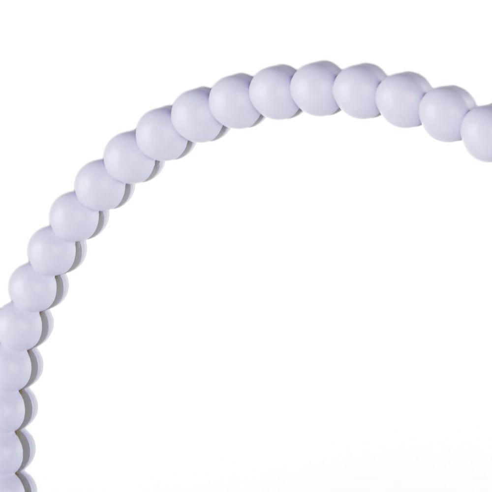 WAHIBA - Miroir rond en résine violette D32