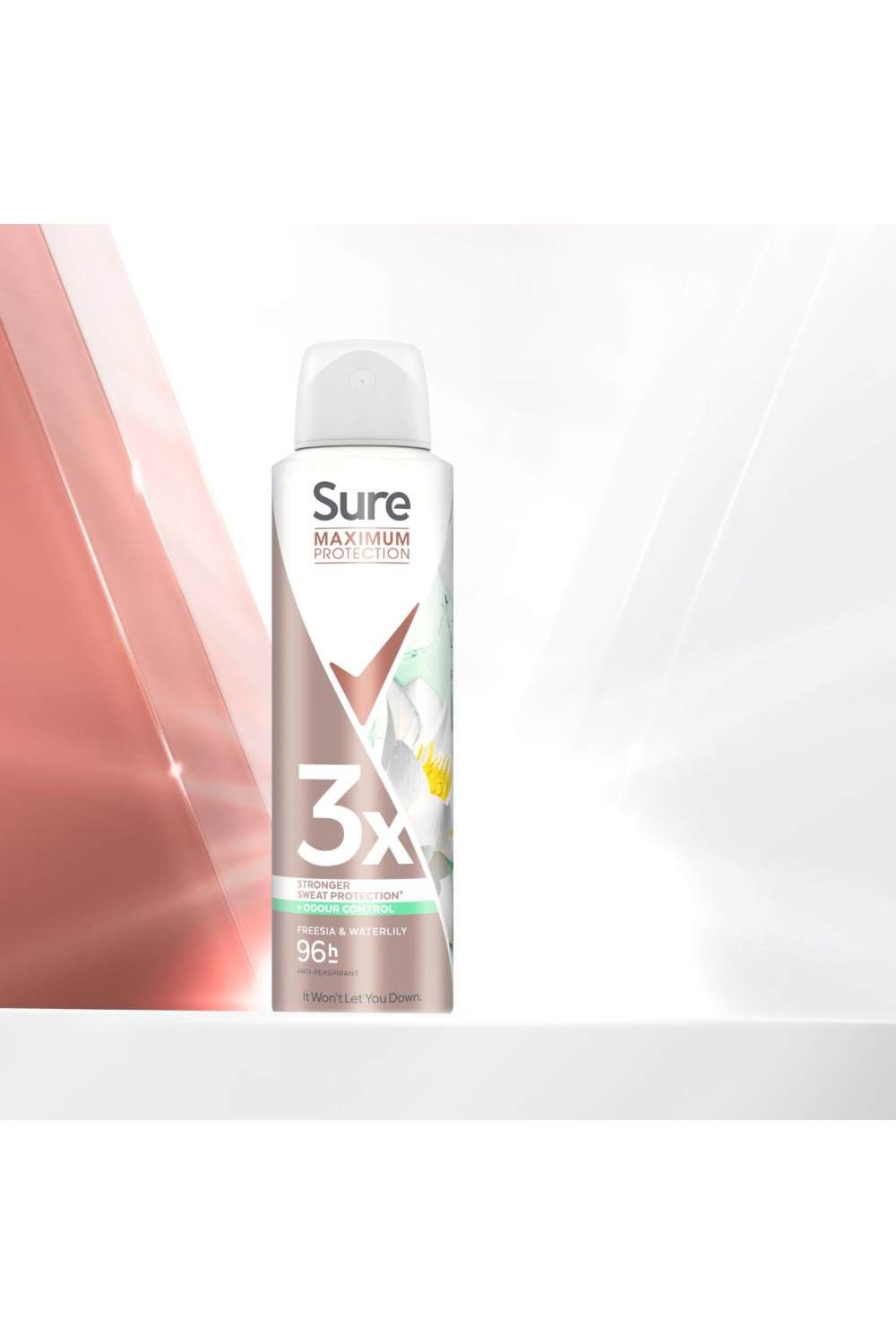 Sure Women Protection 'Antiperspirant' Spray Freesia & Water Lily, 3x150ml