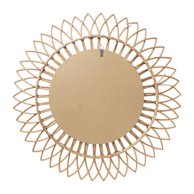 Zonnespiegel rotan - &Oslash;76 cm