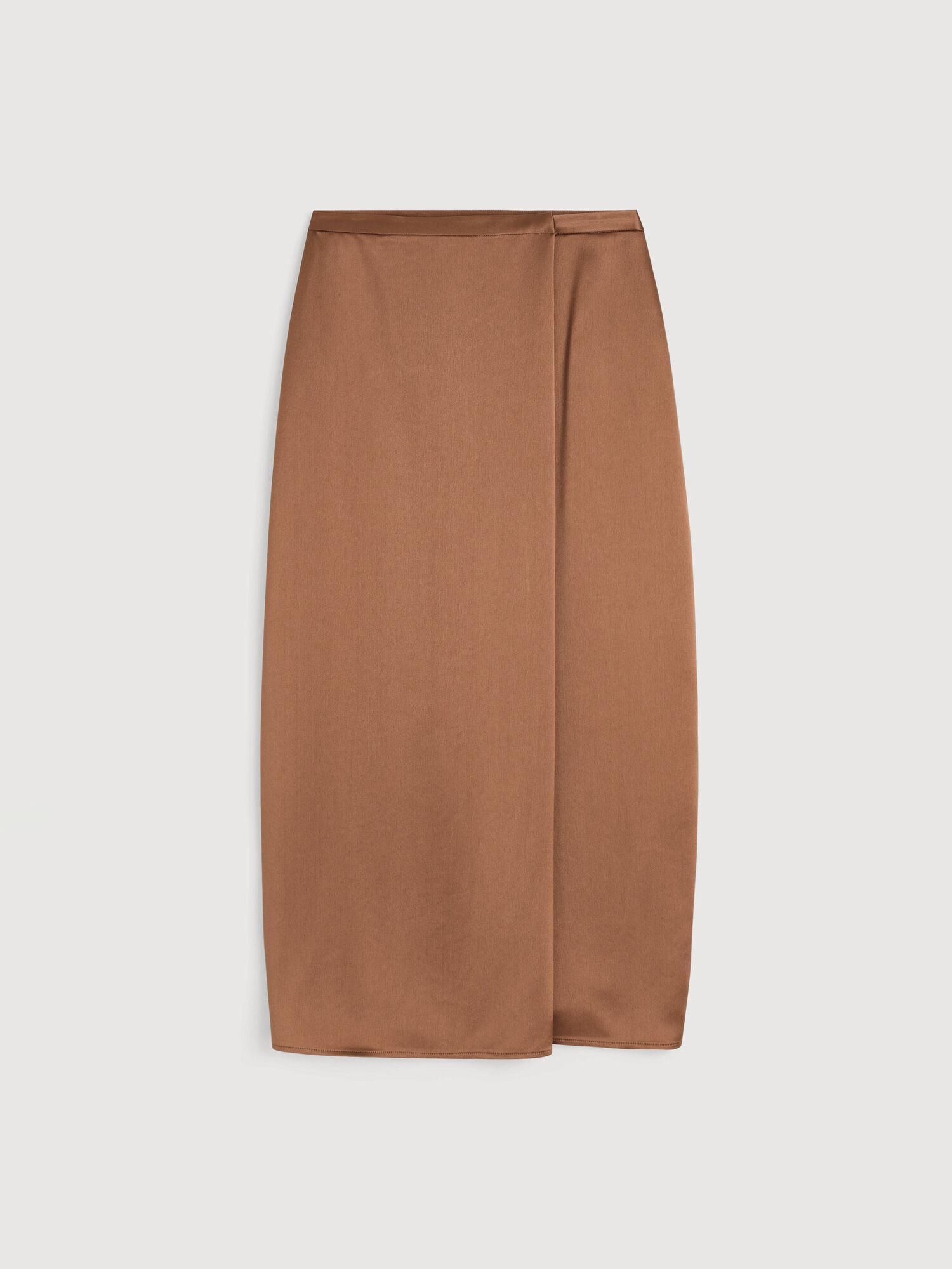 Pacia satin maxi-nederdel