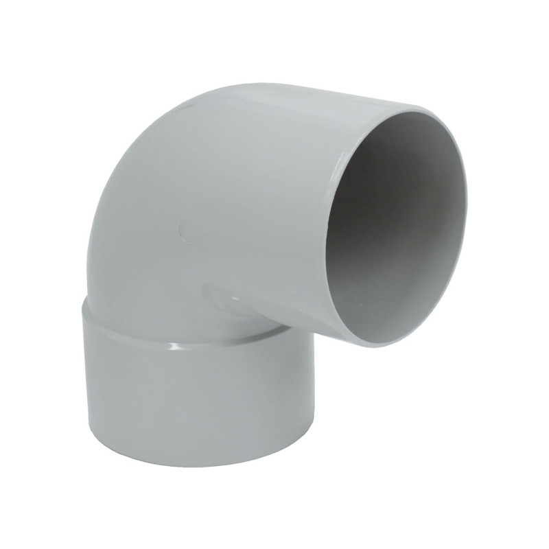Coude pour système d'eau de pluie M/F 87° gris Ø 50 mm